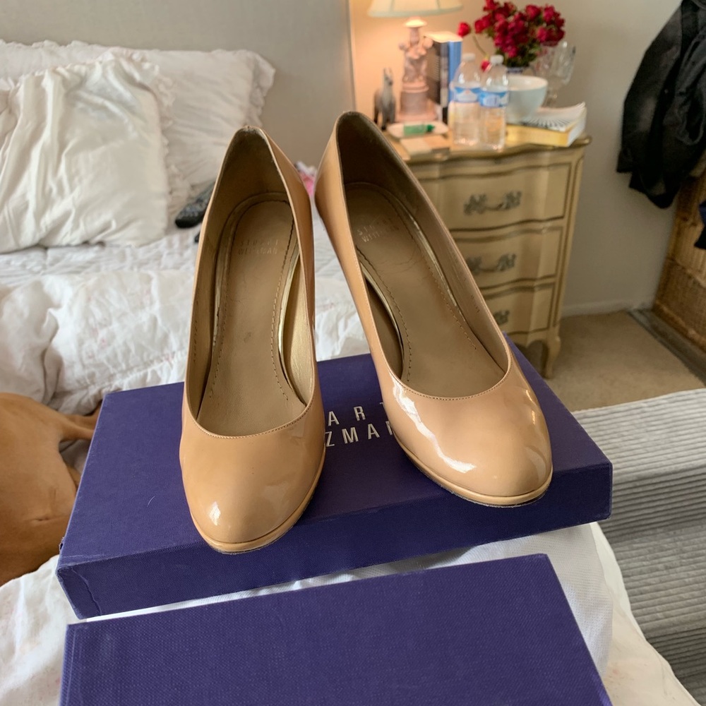 STUART WEITZMAN Pumps - Platswoon in Adobe Aniline